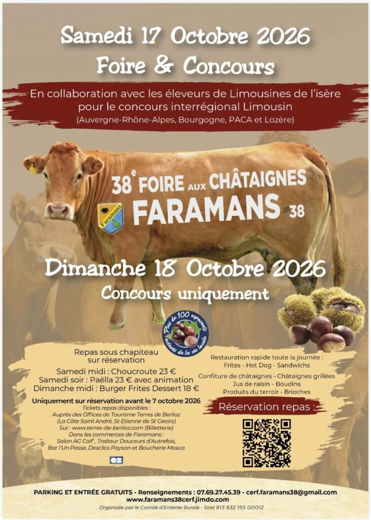 Affiche foire aux chataignes